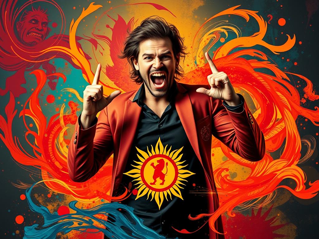 Expressive communication and dramatic expression with Mercury in Leo traits
