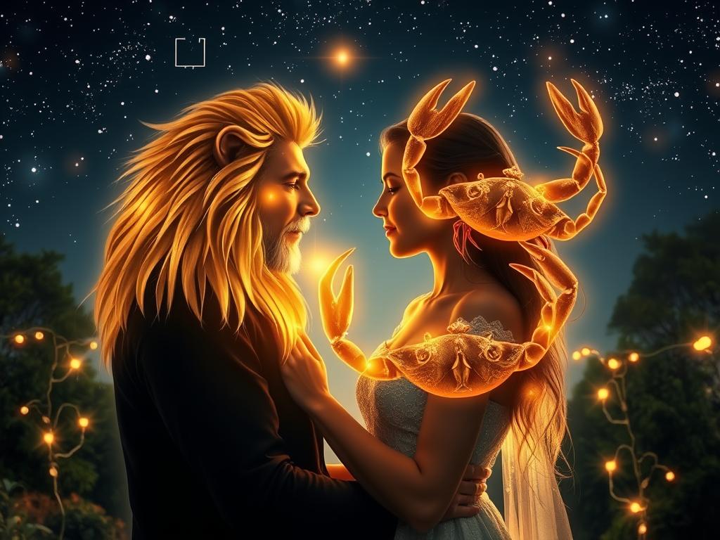 Compatibilidade emocional de Leão e Câncer no amor