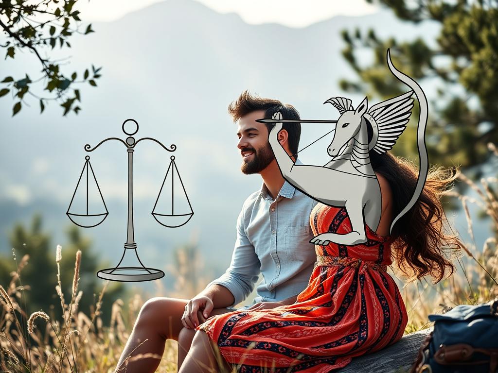 Compatibilità amorosa Bilancia e Sagittario