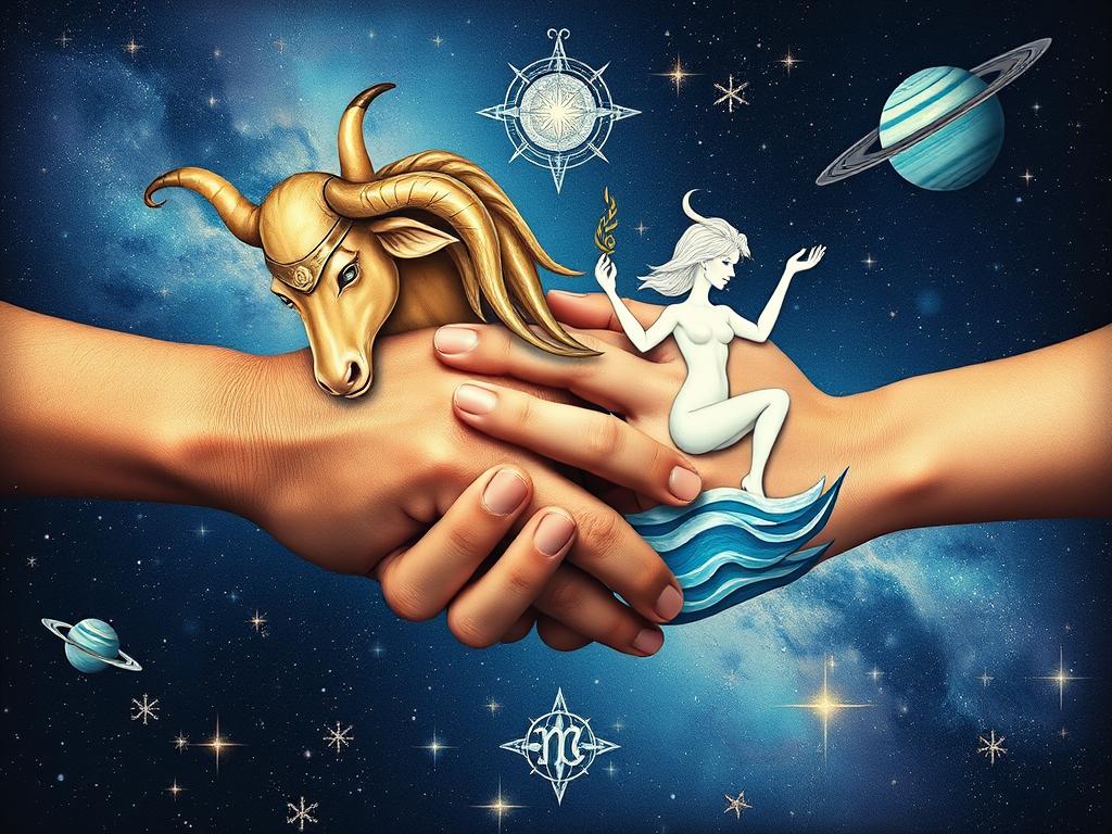 Taurus and Aquarius shared goals