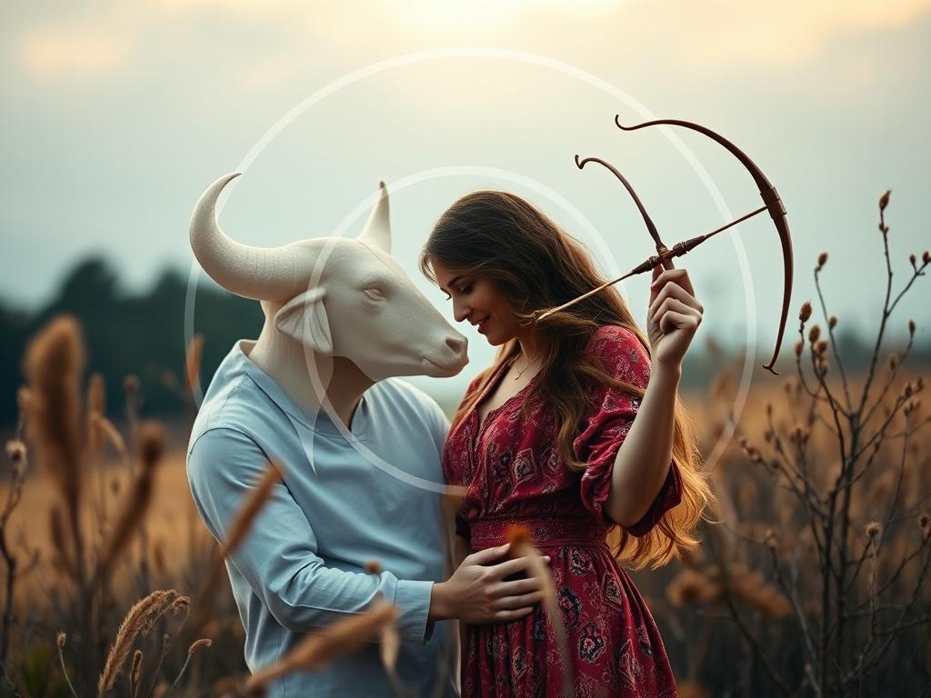 Taurus and Sagittarius strong romantic connection