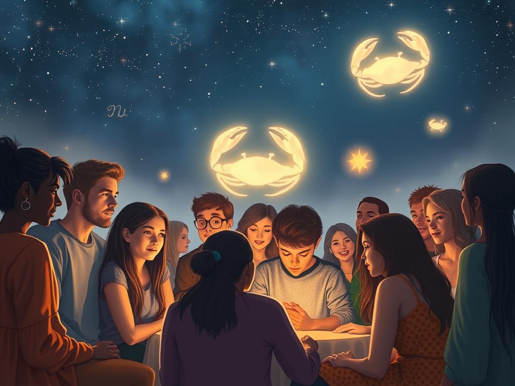Krebs Mitte-Himmel elftes Haus Beruf Krebs Mitte-Himmel elftes Haus Beruf