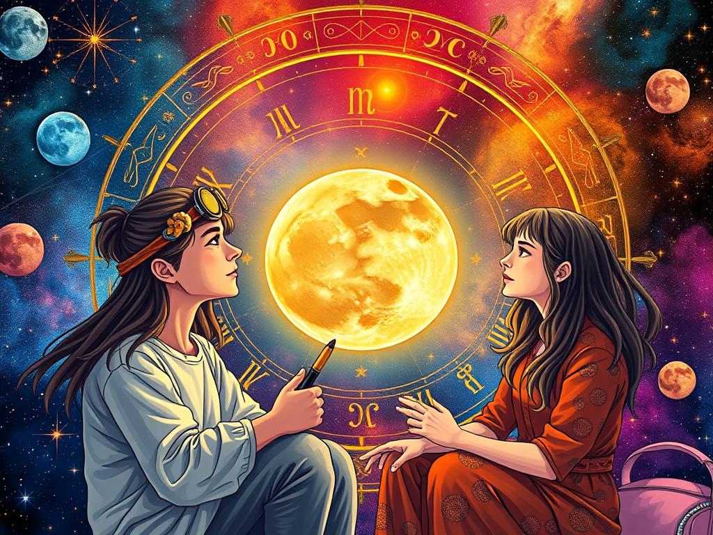 les nœuds lunaires en astrologie