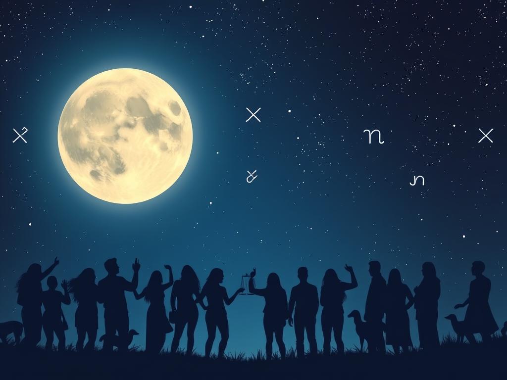 Lua em Libra na casa 11
