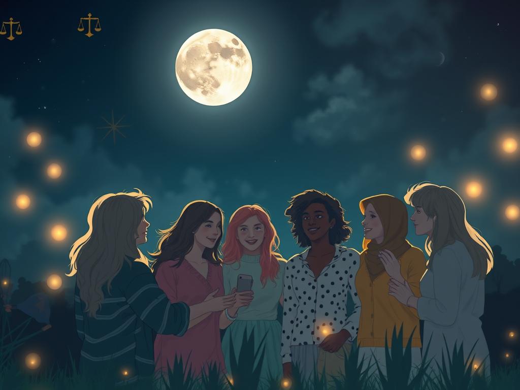 traços da lua em libra