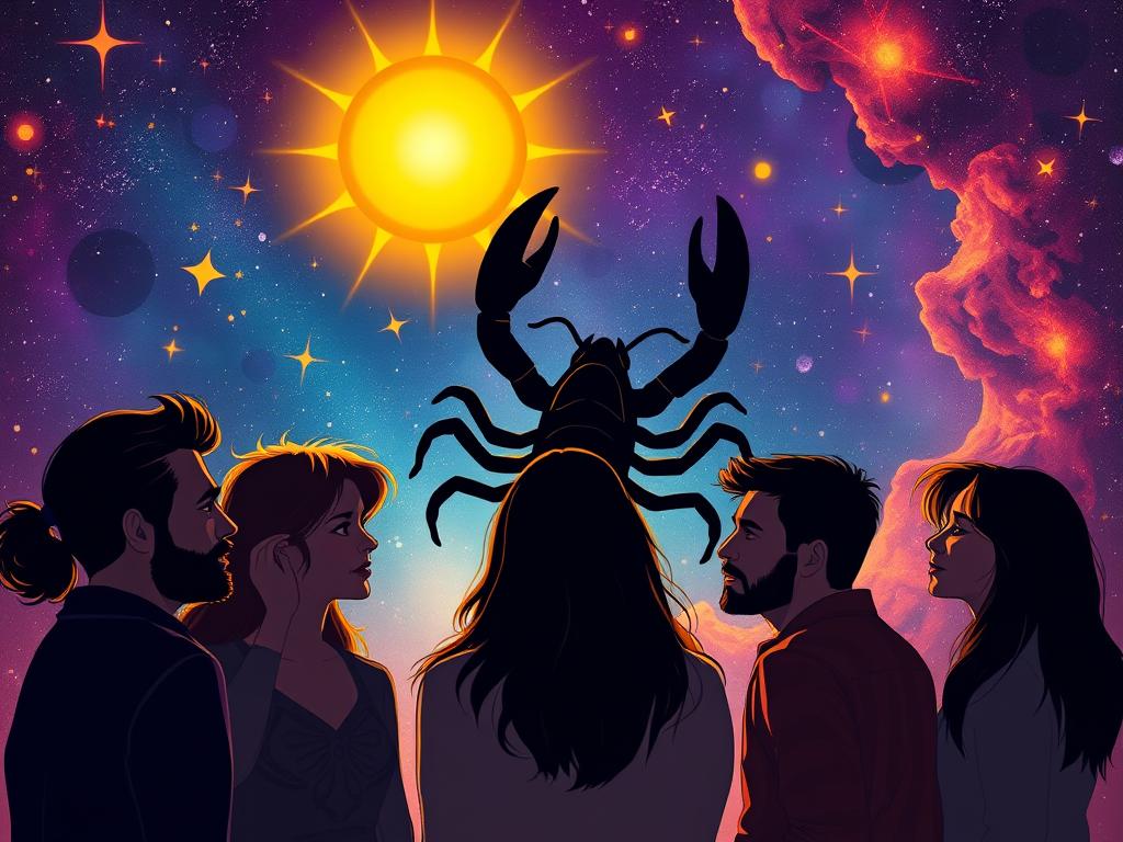 signification du Soleil en Scorpion