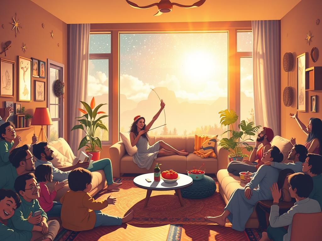 sun in Sagittarius in the 4th house