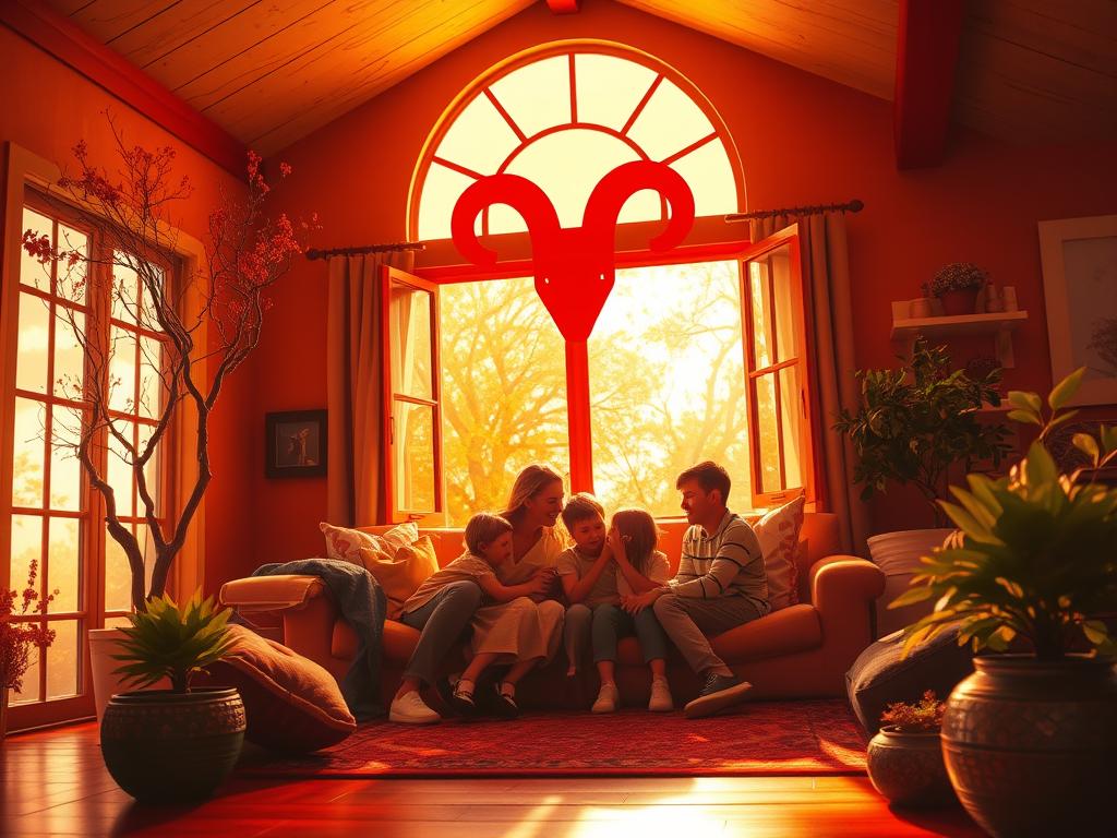 sun in aries in the 4th house