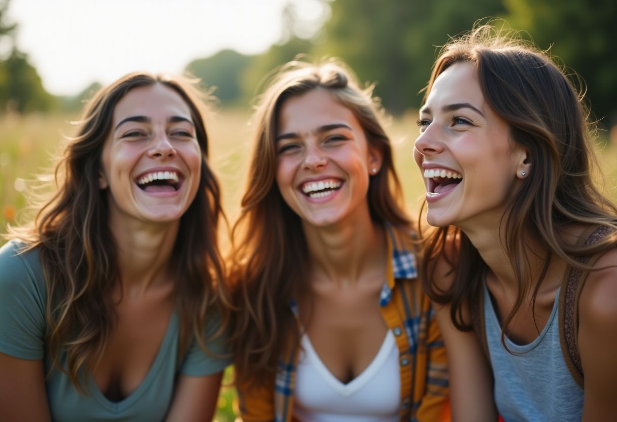 A group of young adults enjoying an outdoor adventure together. A group of young adults enjoying an outdoor adventure together.