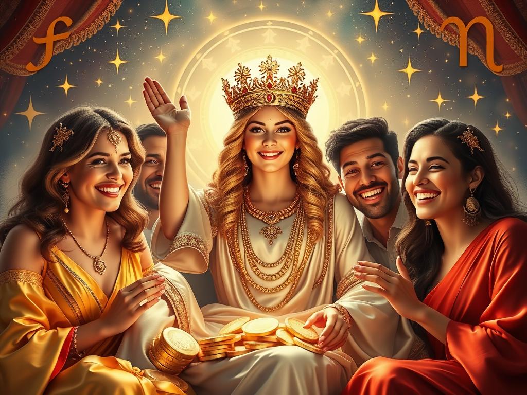 Venus as the planet of luxury and financial success