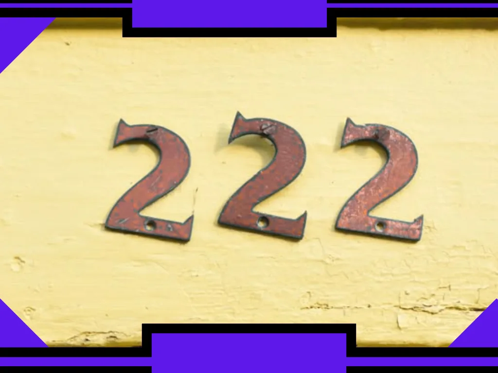 Numero angelico 222