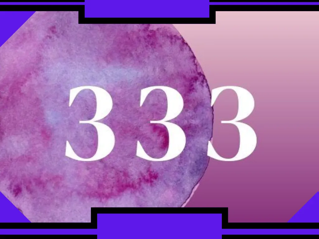 Numero angelico 333